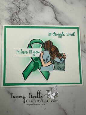 Mental Health Awareness Card - Hand Crafted by Me
